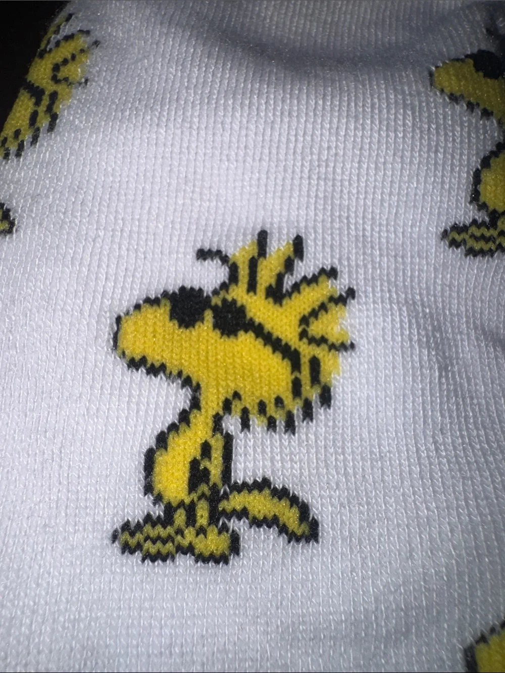 Peanuts Grey Snoopy 'Stay Cool' Crew Socks with Red Accent